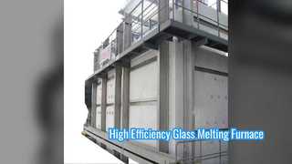 Λύση υψηλής απόδοσης 50TPD End Fired Glass Furnace