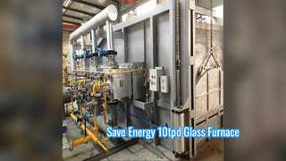 10tpd Recuperative Furnace Saving Energy Flint Glass Solution