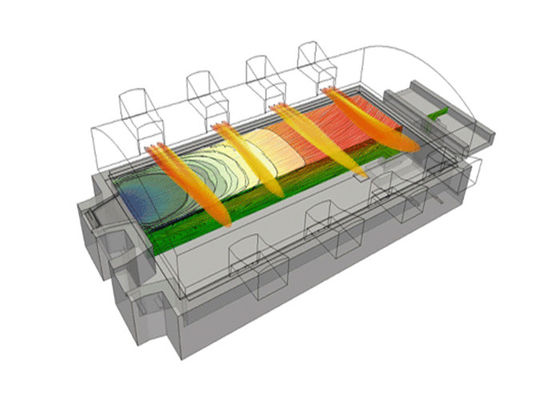 Αγορά Πυρίμαχος λειώνοντας φούρνος γυαλιού ασβέστη σόδας υλικών 50T online manufacture