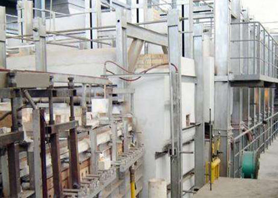 Αγορά Πυρίμαχη υλικών διπλή καθημερινή ικανότητα 150Ton φούρνων γυαλιού καυσίμων βιομηχανική online manufacture